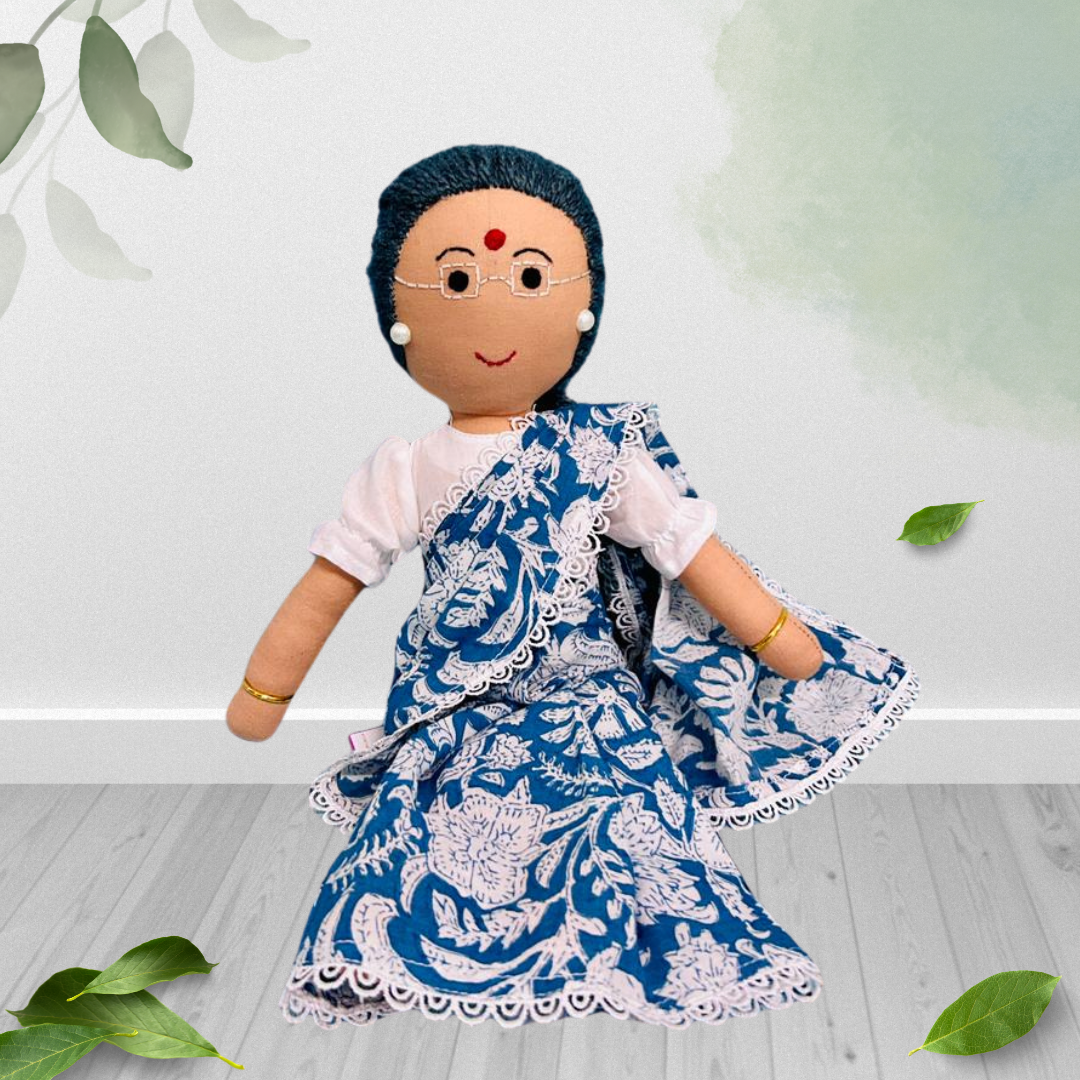 Dadisa - Rajasthani  Grandma Doll  (15 Inch)