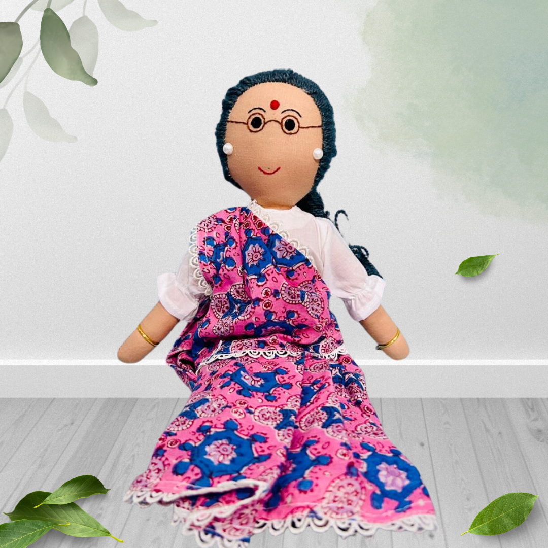 Nani maa - Gujarati Grandma Doll  (15 Inch)