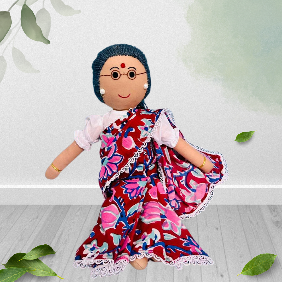 Dadisa - Rajasthani  Grandma Doll  (15 Inch)