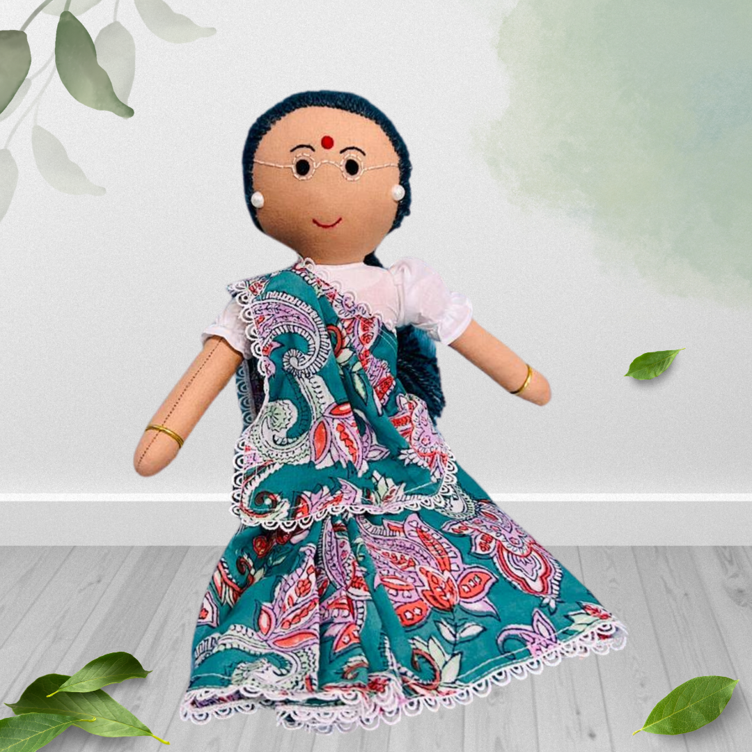 Nani maa - Gujarati Grandma Doll  (15 Inch)