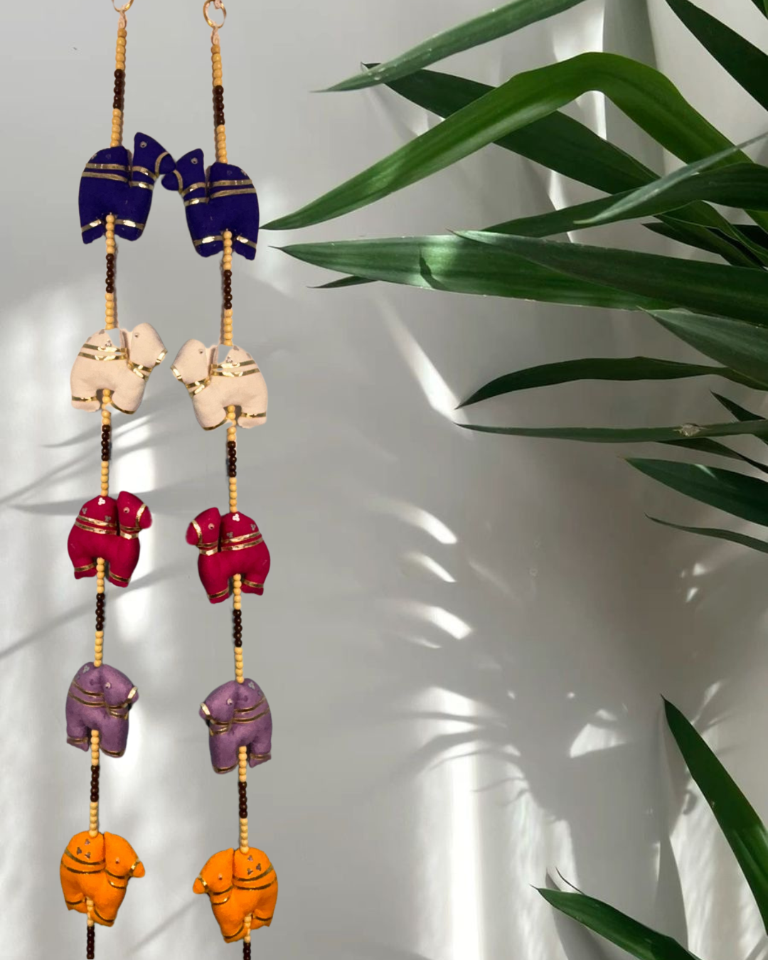 Fabric Prosperity Camel String with Bell (1 Pair)