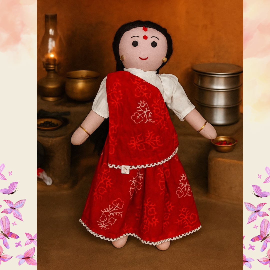 Radhika Behn- Gujarati Mumma Doll  (15 Inch)