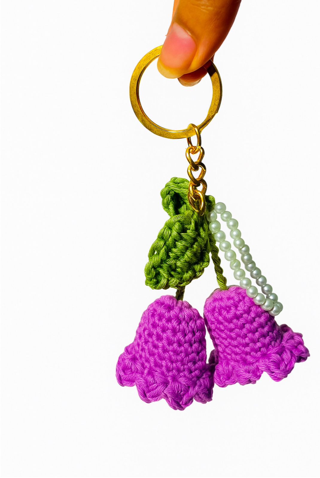 Crochet Lily Keyrings
