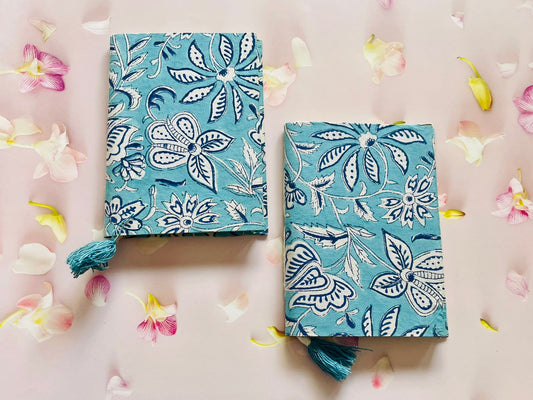 Handmade Paper Block Printed Diaries/Journals (Large Size)