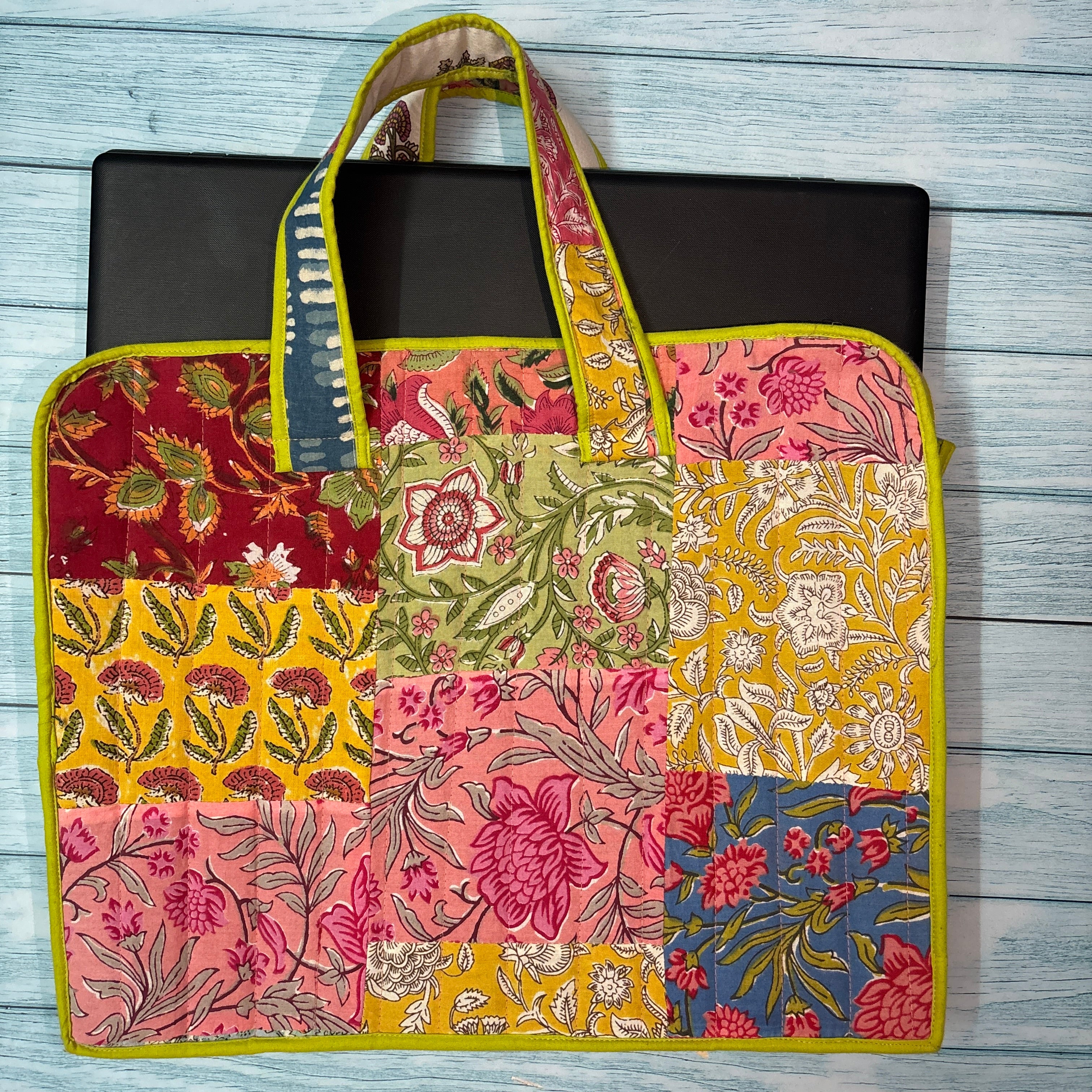 Patch Work Laptop Bags 15*12 (Large)