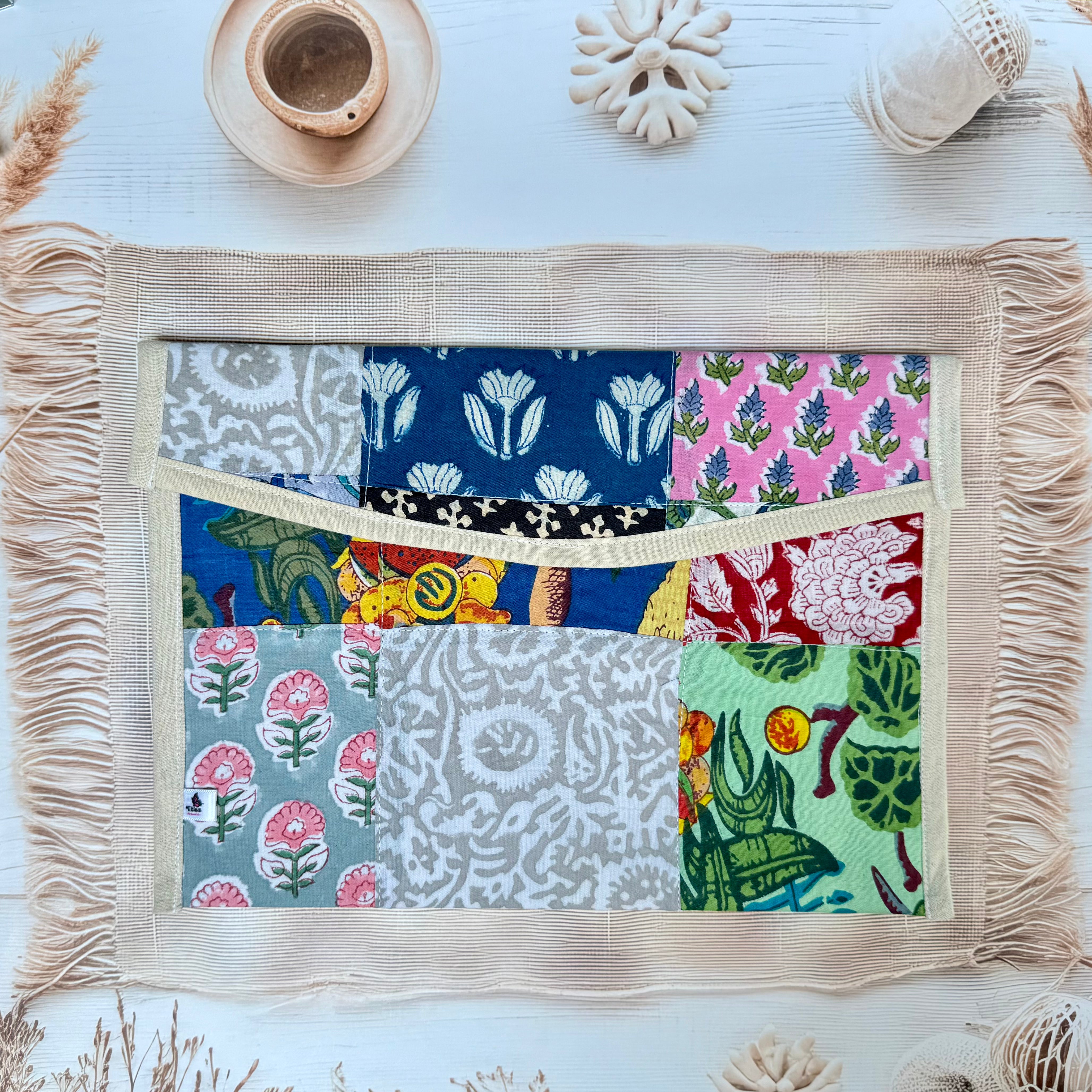 Fabric File Folder - Patch Work (Single)