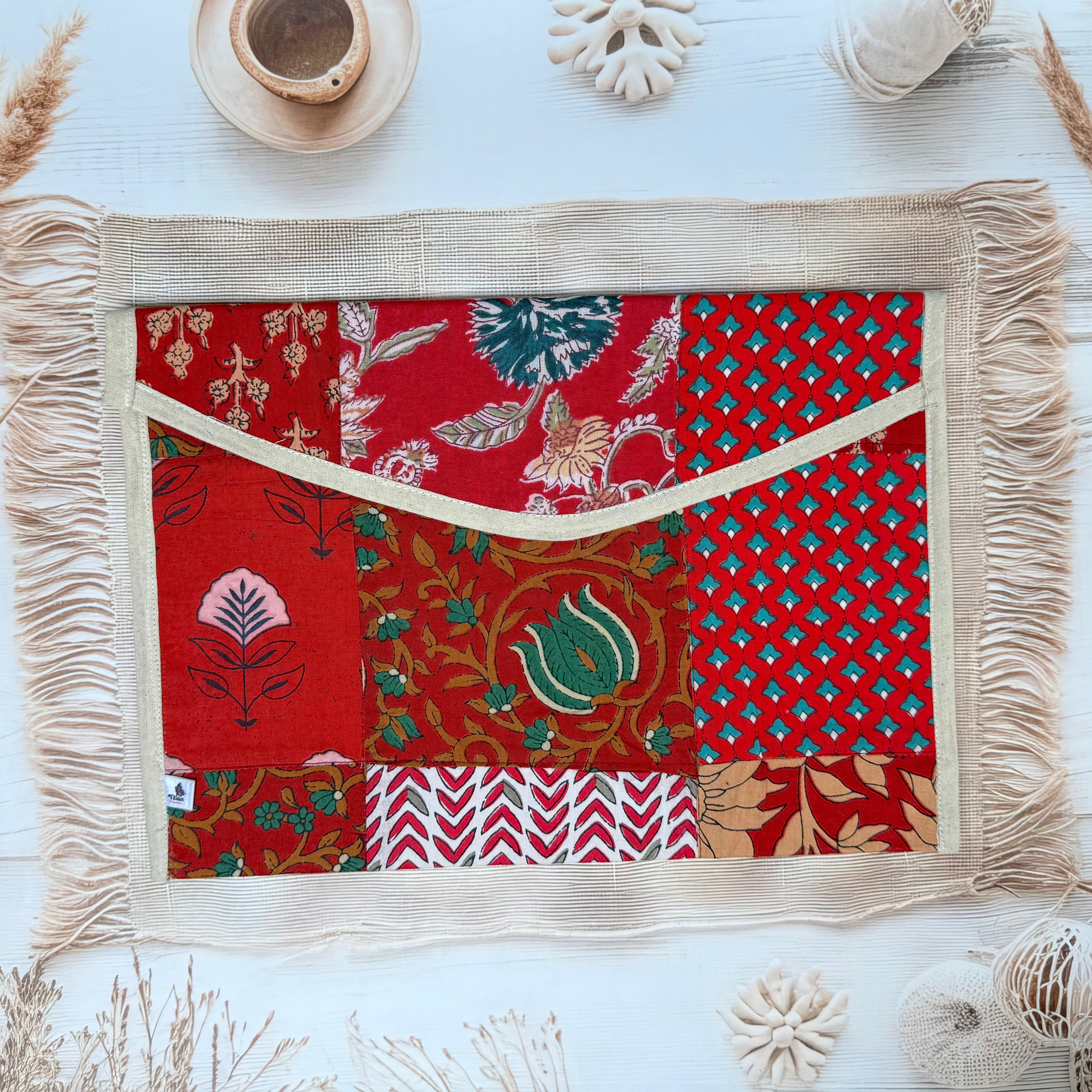 Fabric File Folder - Patch Work (Single)