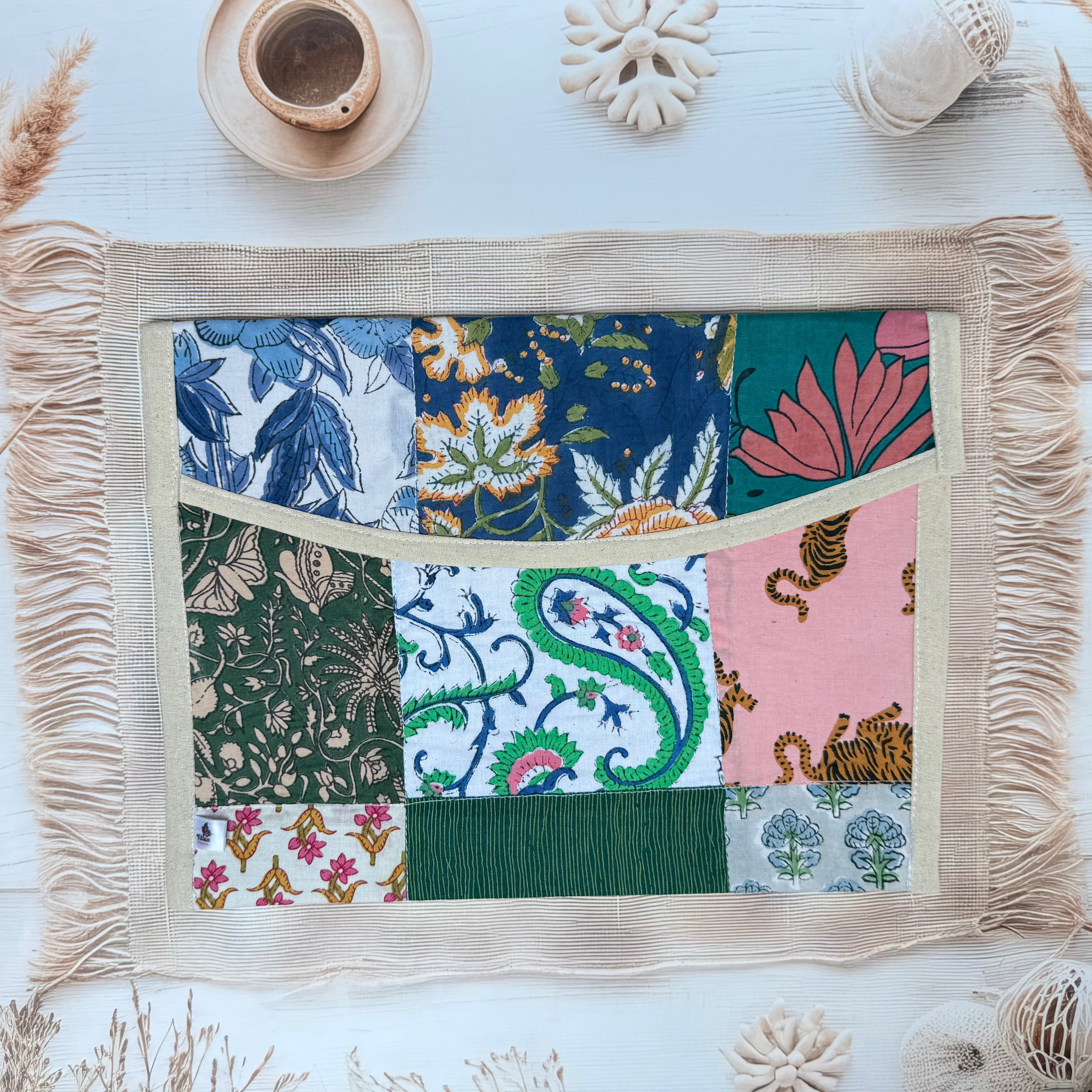 Fabric File Folder - Patch Work (Single)