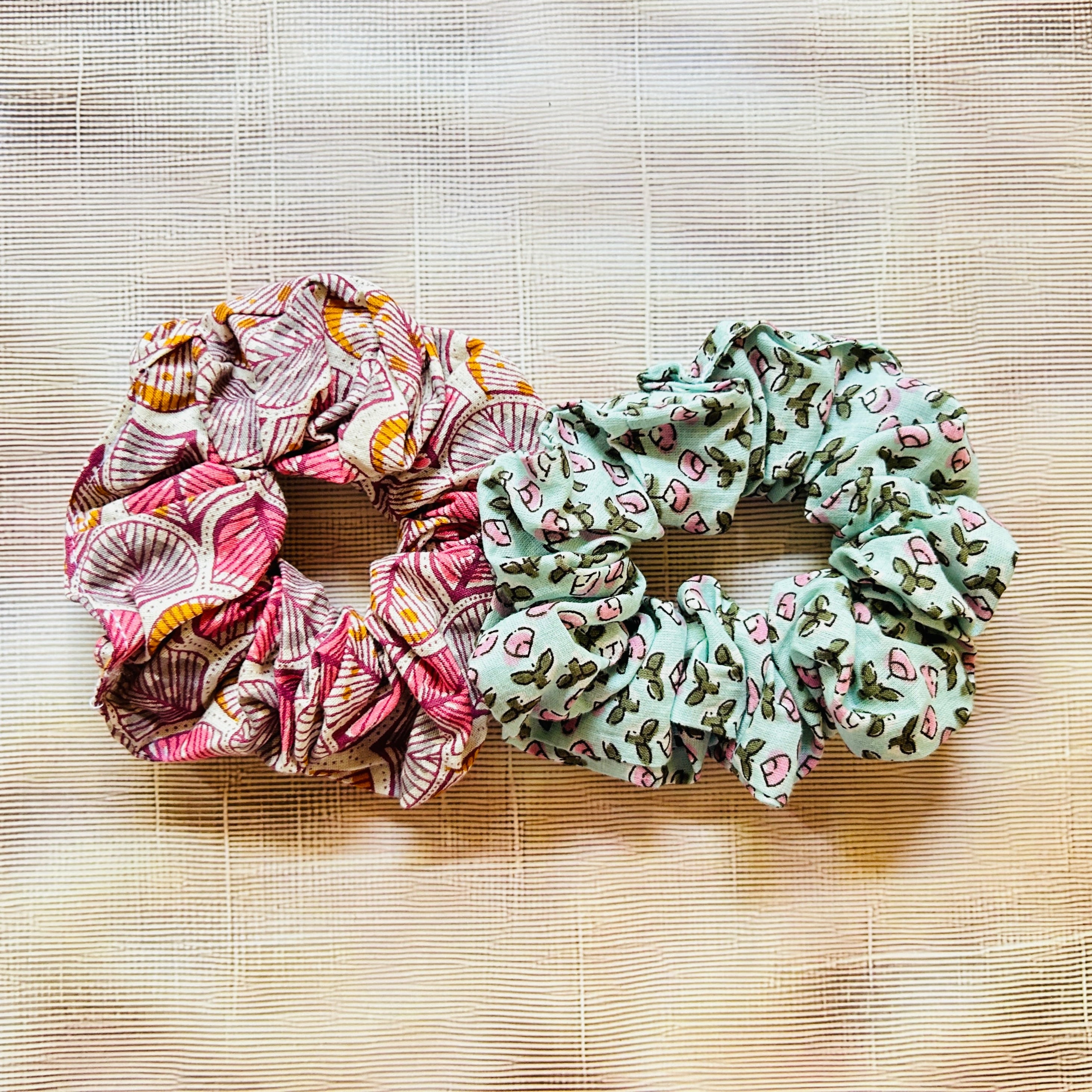 Scrunchies (Assorted Multi Colour 1 Pair)