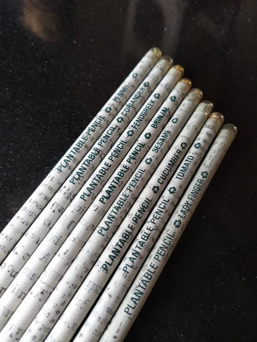 Eco Friendly Newspaper Seed Pencil