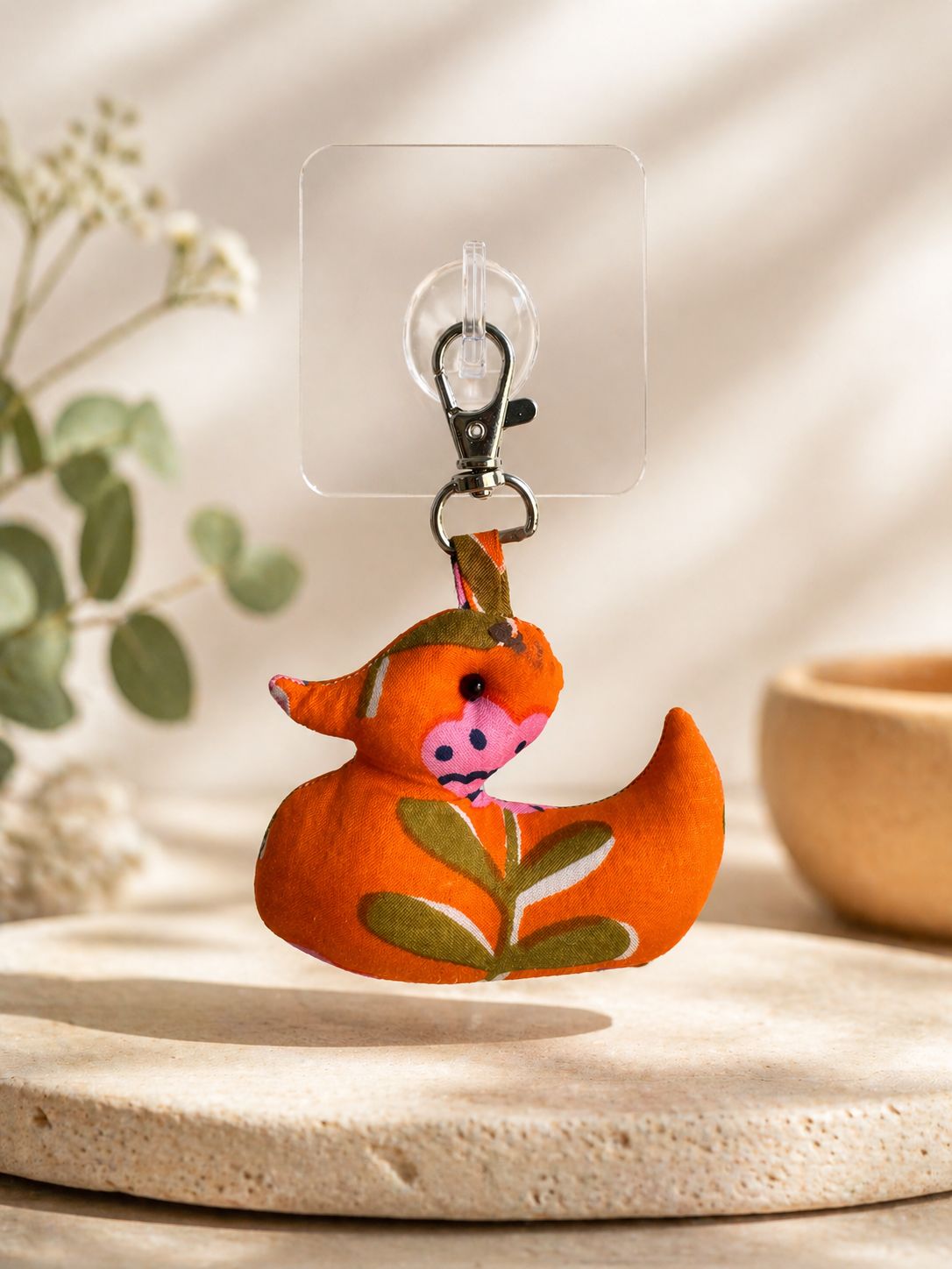 Duck Fabric Keyring