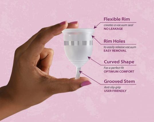 Merapad Menstrual Cups (Size- S/M/L)