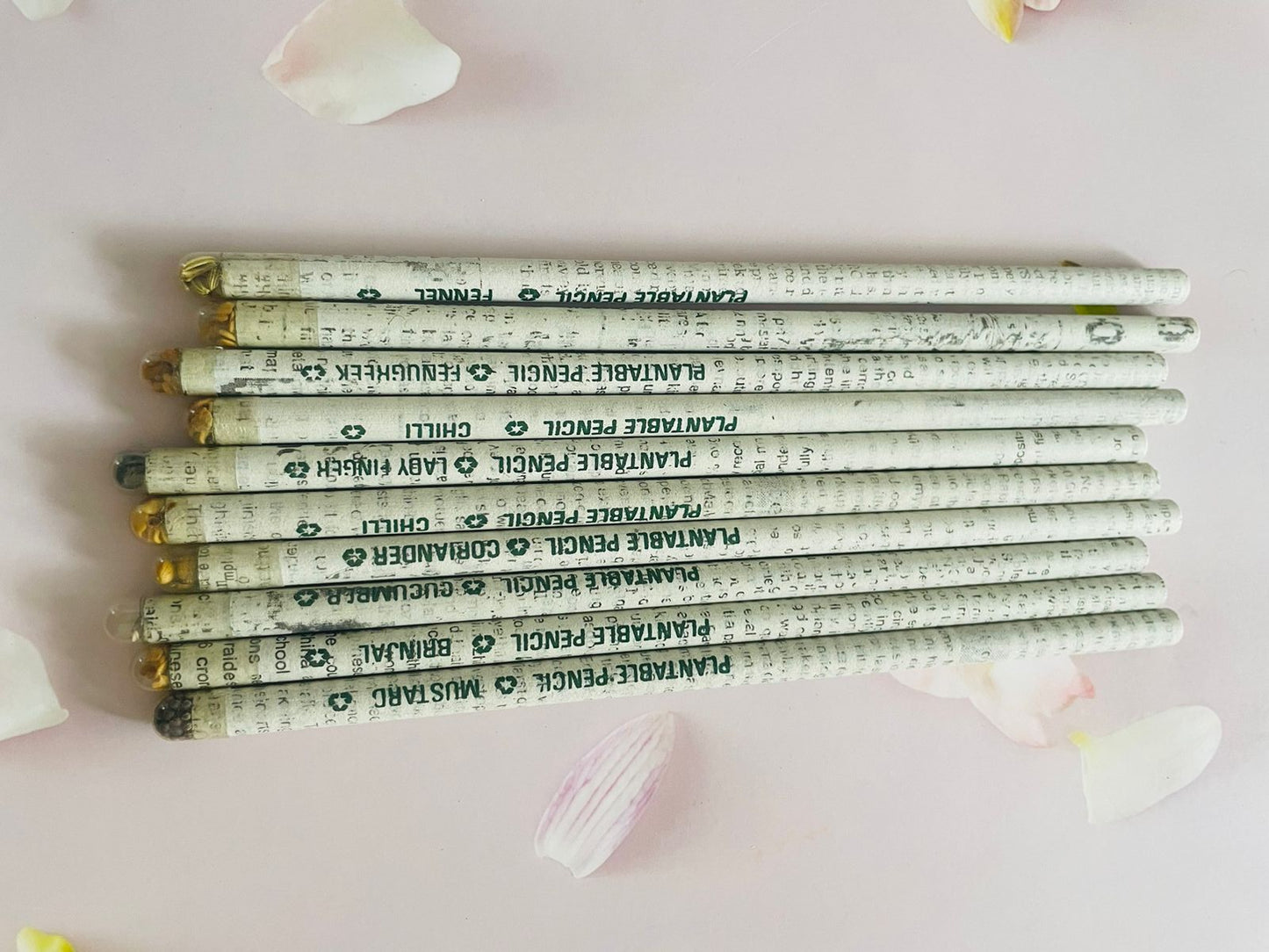 Eco Friendly Newspaper Seed Pencil