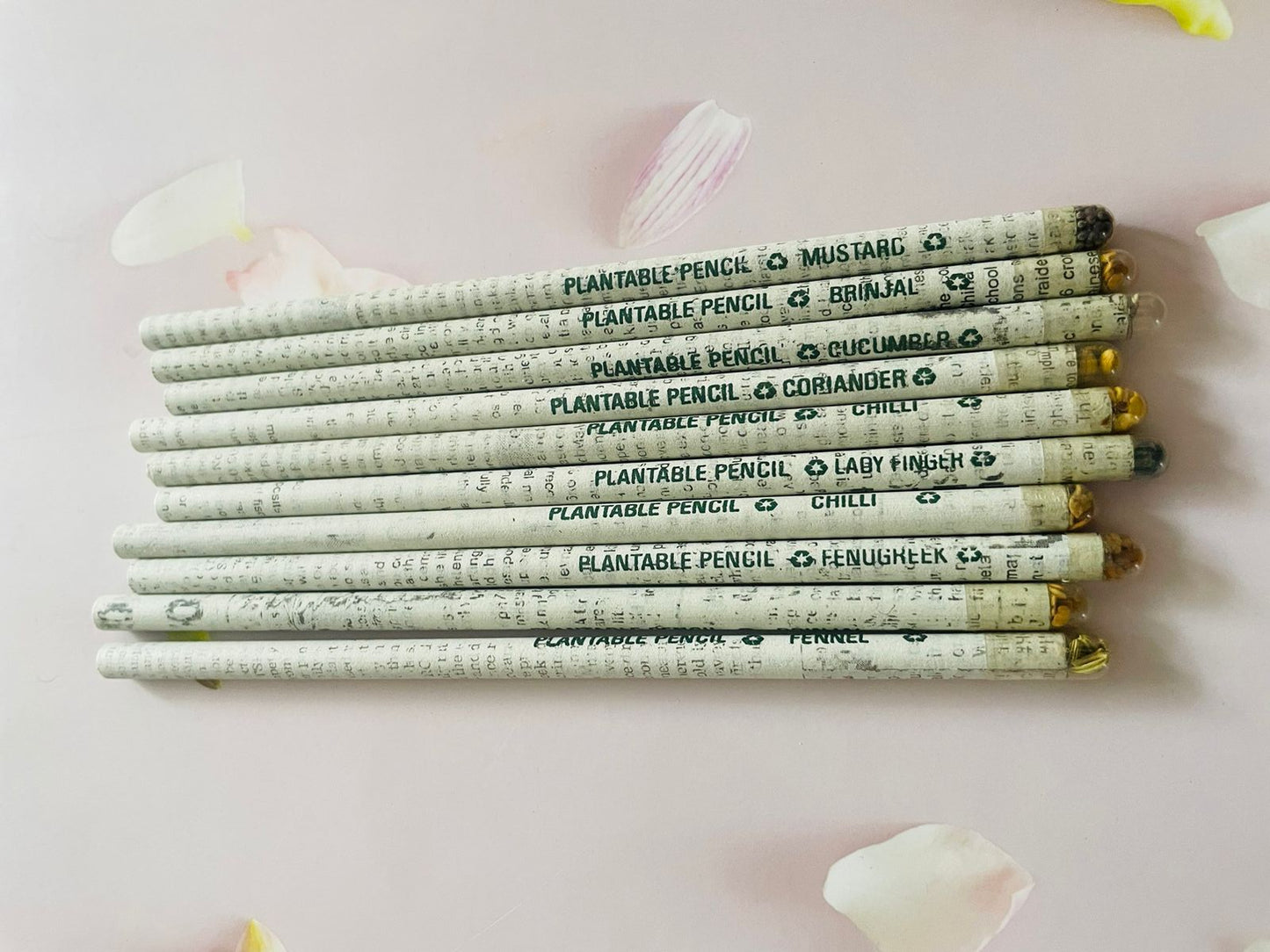 Eco Friendly Newspaper Seed Pencil