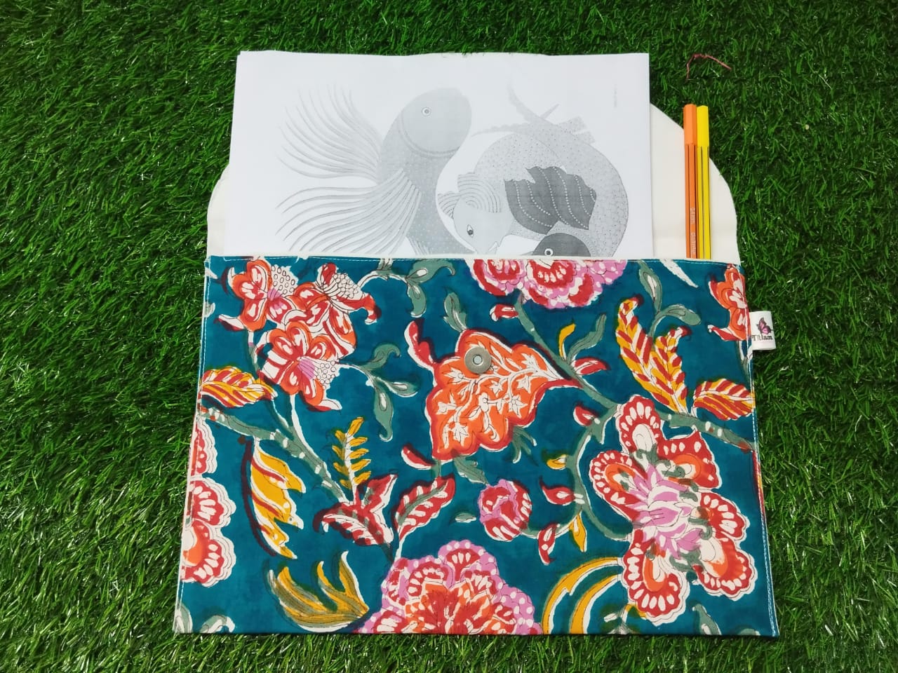 Cotton Fabric File Folders - Portable , Sustainable and Eco Friendly