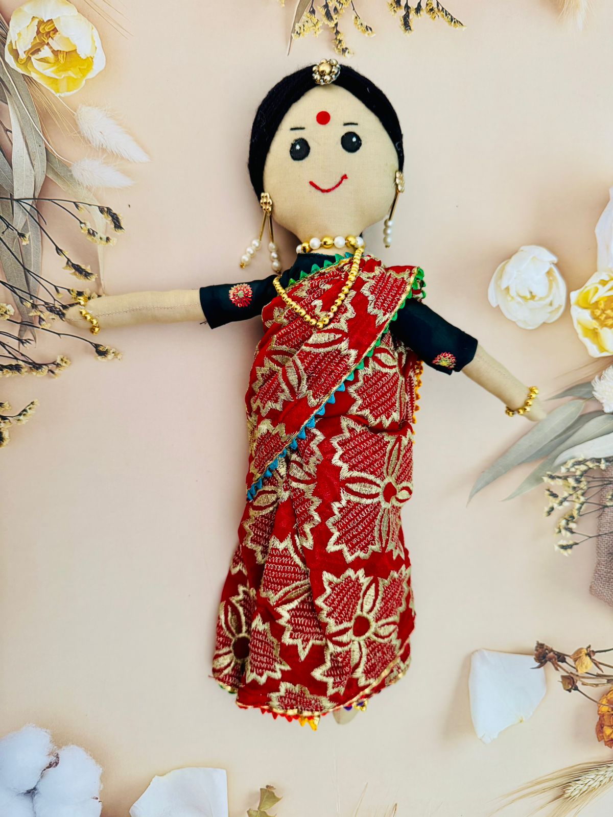 Ranisa - Traditional Indian Rajasthani Bride Doll (15 Inch)