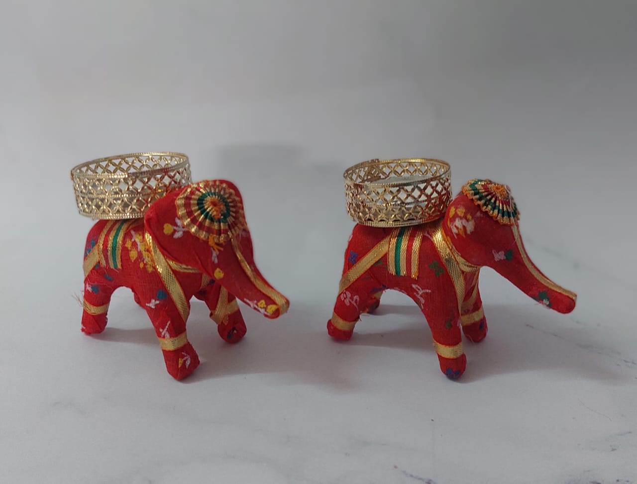 Elephant T Light (Pair)
