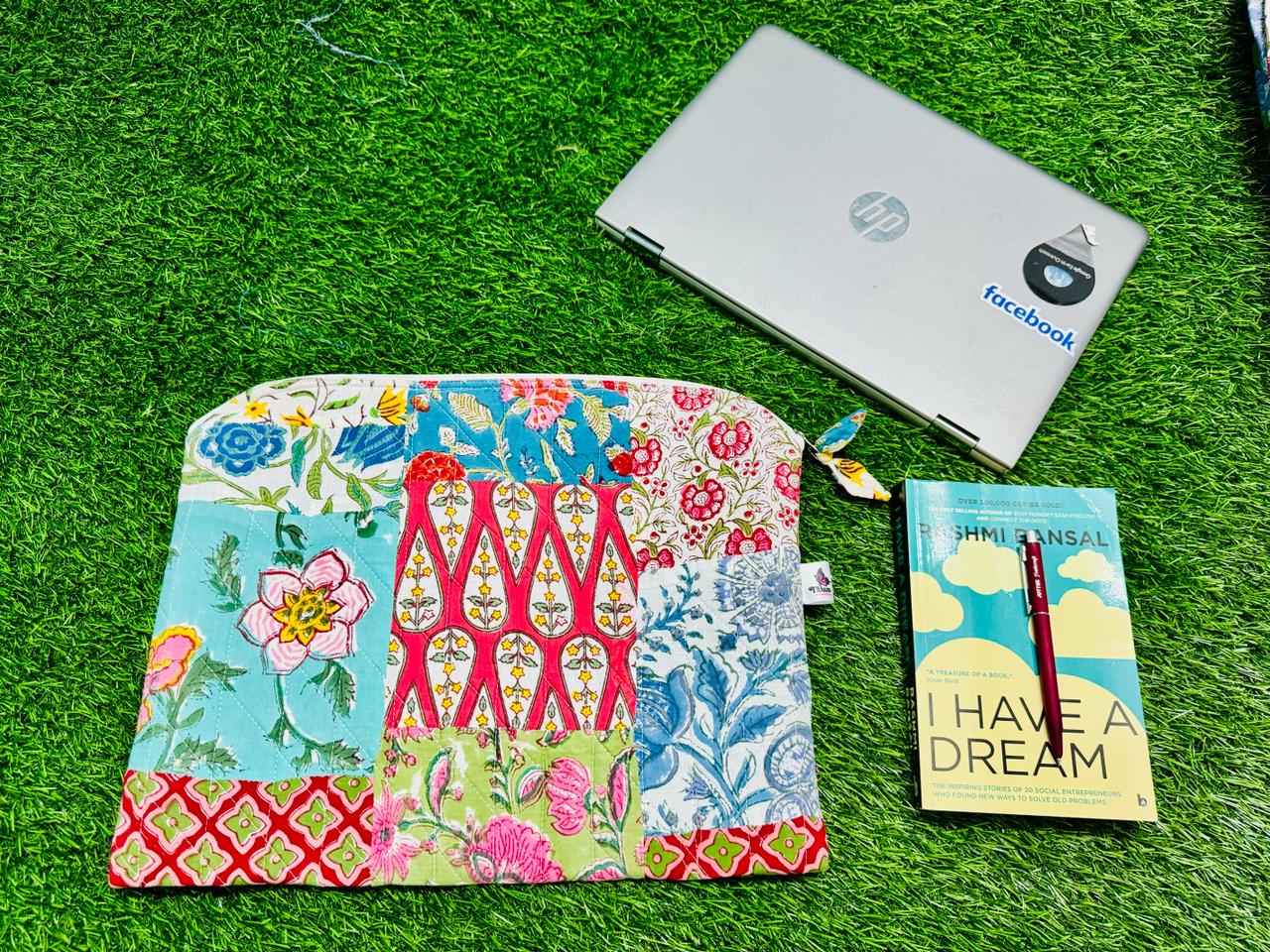 Laptop Sleeves  (Size 15*12) Block Print