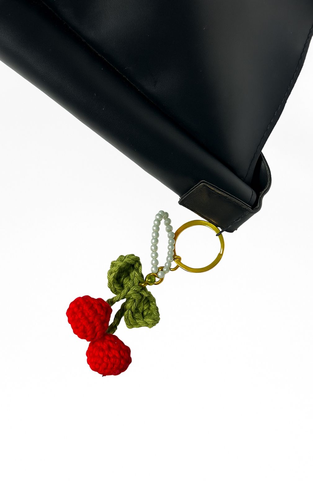 Cherry Crochet Keyrings