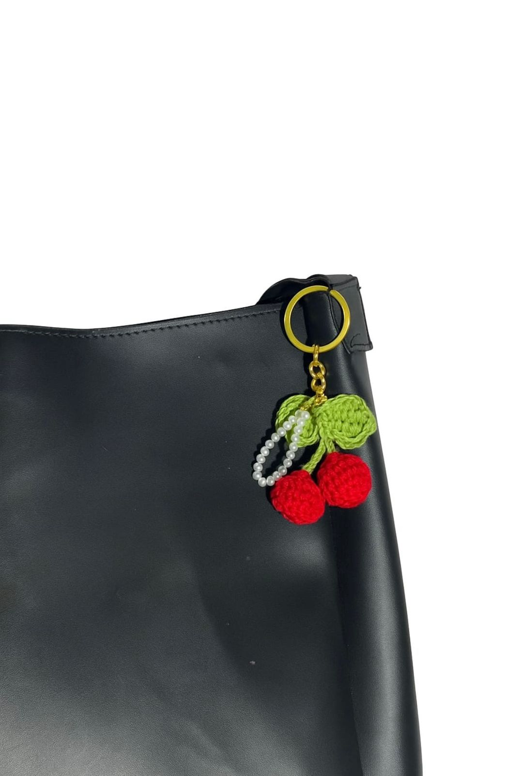 Cherry Crochet Keyrings