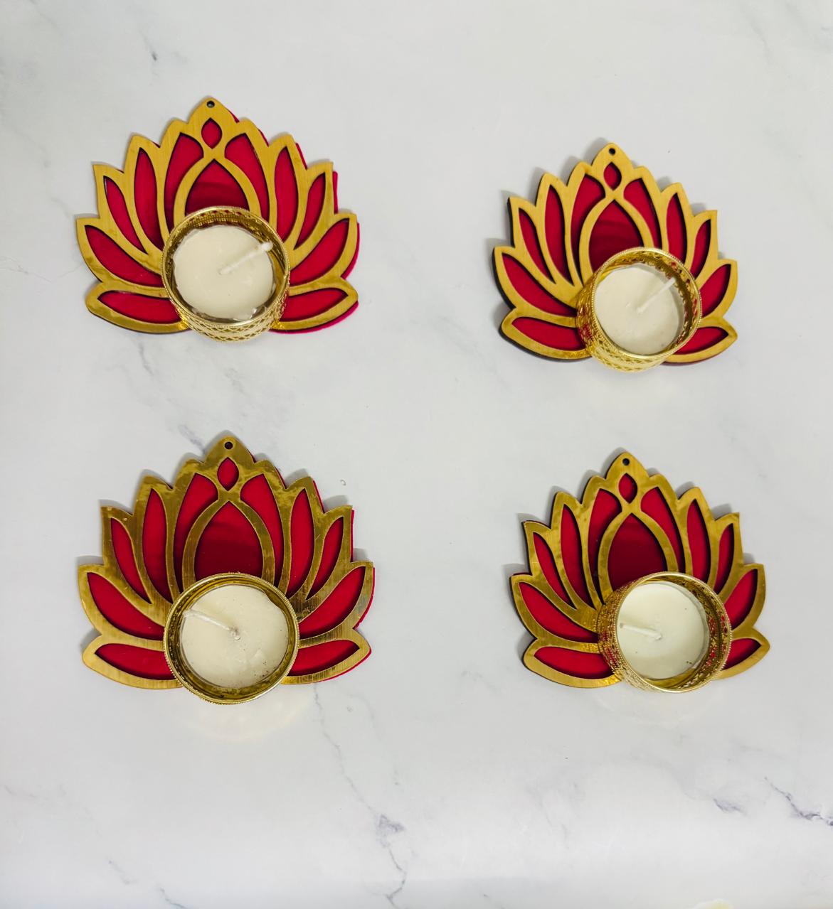 T Light Hampers @100/-Each (Pack of 4)