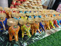 Elephant T Light (Pack of 6)