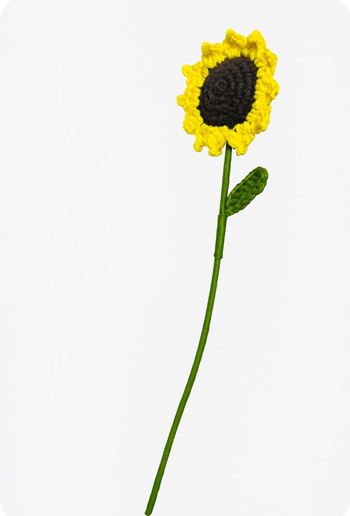 Crochet Sunflower Flower